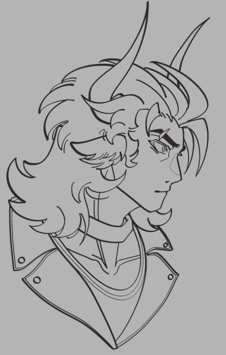 clean lineart WIP (of a bigger piece)