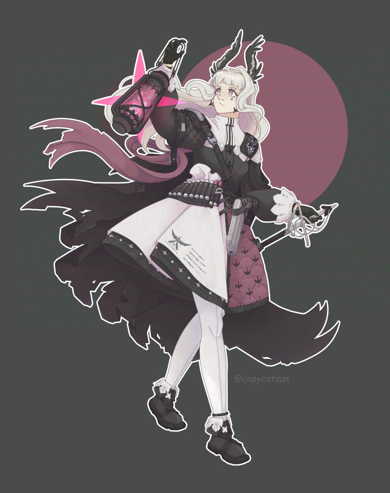 Irene (coloured lineart with full rendering and props - ~€114)