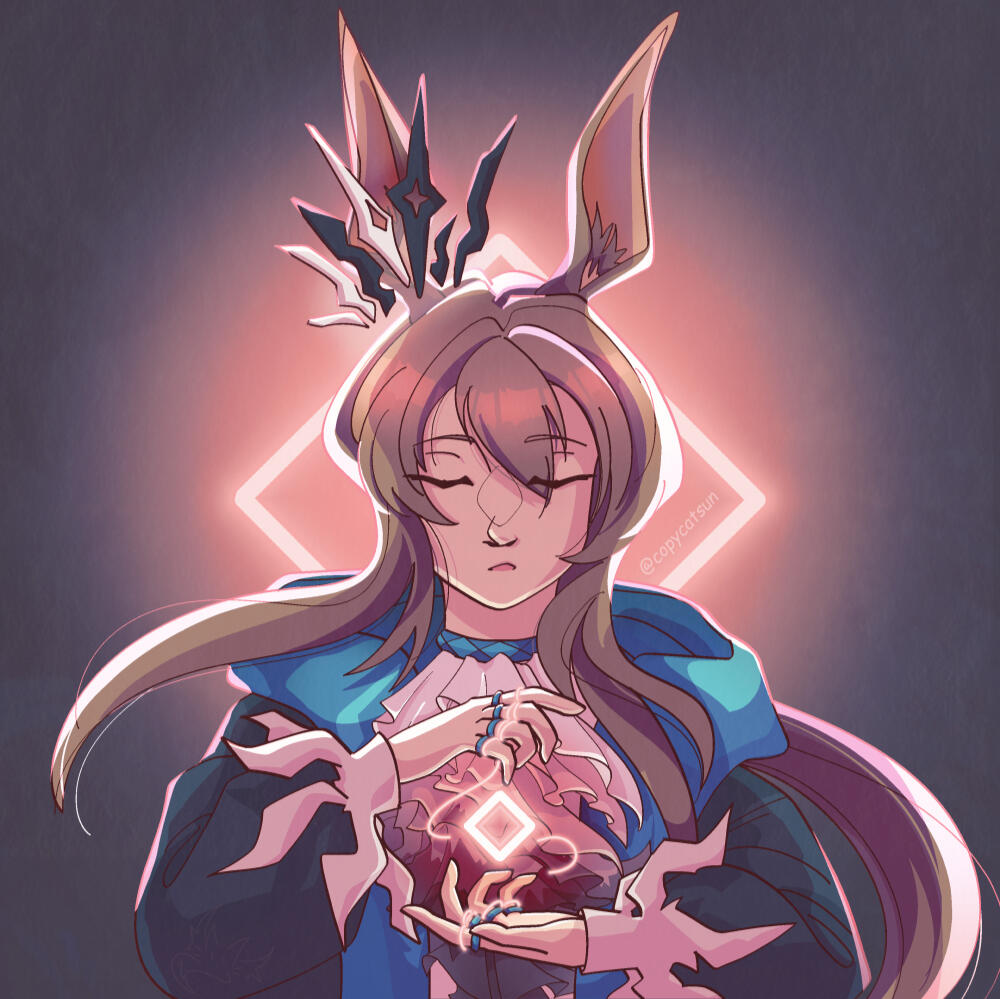 Amiya (one-colour lineart with full rendering - ~€56)